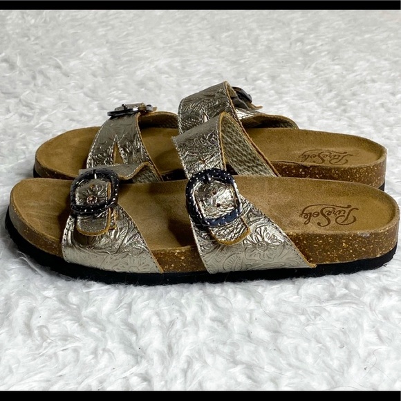 Pure sole leather Sedona woman sandals size 7.5M - Picture 1 of 9
